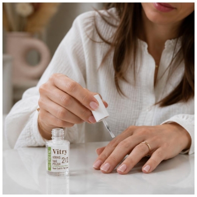 Vitry Be Green Nail Care Vernis 2en1 Base Coat & Top Coat10 ml
