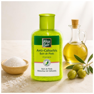 Allga San Bain de Pieds Réducteur de Callosités 350 g