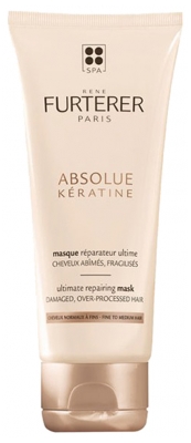 René Furterer Absolue Kératine Cure Renaissance Masque Réparateur Ultime Cheveux Abîmés Fragilisés 100 ml