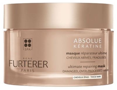 René Furterer Absolue Kératine Masque Réparateur Ultime Cheveux Épais 200 ml