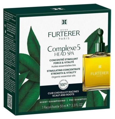 René Furterer Complexe 5 - Soin Cuir Chevelu Avant-Shampooing Aux Huiles Essentielles Bio - Head Spa 50 ml