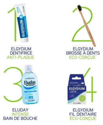 Pierre Fabre Oral Care Elgydium Brosse à Dents Bois Eco Conçue Souple