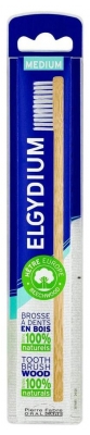 Pierre Fabre Oral Care Elgydium Brosse à Dents Bois Eco Conçue Médium