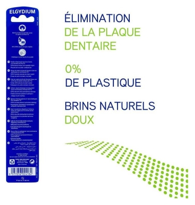 Pierre Fabre Oral Care Elgydium Brosse à Dents Bois Eco Conçue Médium