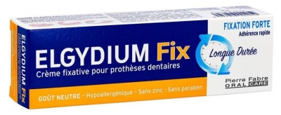 Pierre Fabre Oral Care Arthrodont Elgydium Fix Crémé Fixactive Prothèse Dentaire - Fixation Forte 45 g - Goût : Goût Neutre