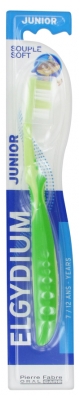 Elgydium Raccoon Brosse à Dents Junior 7 à 12 Ans - Couleur : Vert