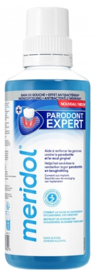 Meridol Parodont Expert Bain de Bouche Antibactérien Sans Alcool 400 ml