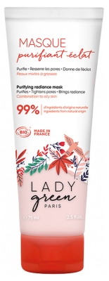 Lady Green Masque Purifiant Éclat 75 ml