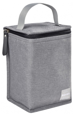 Béaba Pochette Repas Isotherme Black/Rose Gold - Couleur : Gris