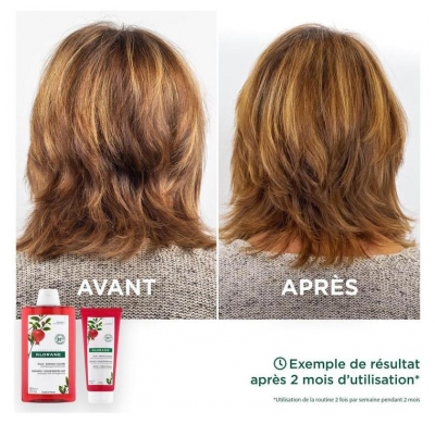 Klorane Grenade Shampoing Éclat à la Grenade - Cheveux Colorés 200 ml