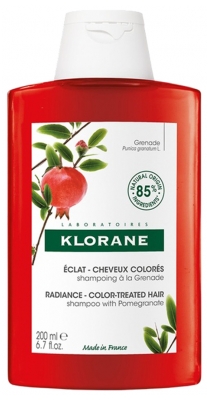 Klorane Grenade Shampoing Éclat à la Grenade - Cheveux Colorés 200 ml