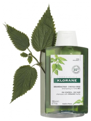 Klorane Shampoing Séboréducteur à l'Ortie - Cheveux Gras 200 ml