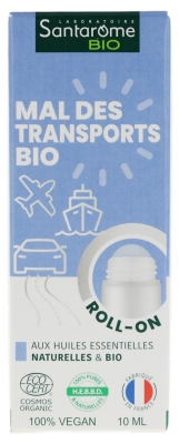 Santarome Roller Mal Des Transports Huiles Essentielles Bio 10 ml