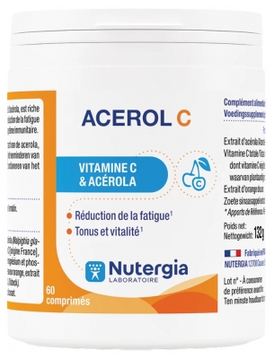 Laboratoire Nutergia Acerol c Pot de 60 Cp