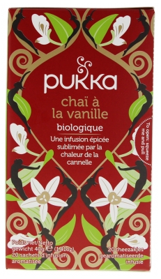 Pukka Infusion Chaï à la Vanille Bio 20 Sachets