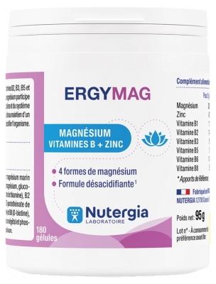 Laboratoire Nutergia Ergymag 180 Pot de 180 Gél