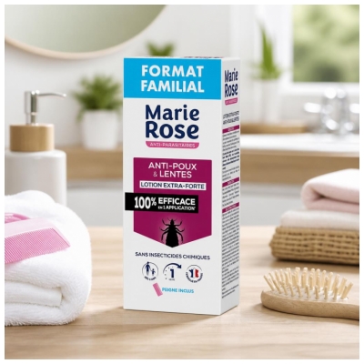 Marie Rose Anti-Poux & Lentes Lotion Extra Forte Pack Familial 200 ml