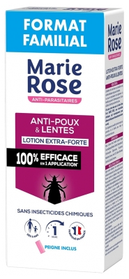 Marie Rose Anti-Poux & Lentes Lotion Extra Forte Pack Familial 200 ml