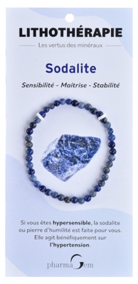 PharmaGem Lithotherapie Sodalite Bracelet 4 mm