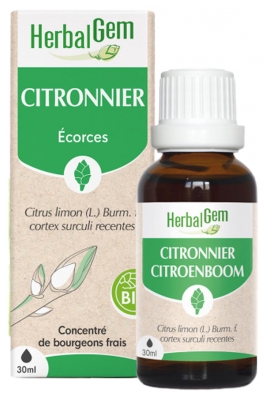 Herbalgem Citronnier Bio Macérats-Mères de Gemmothérapie Concentrée 30 ml
