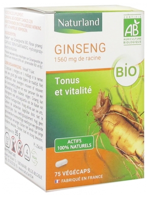 Ginseng Rouge Bio - Complément Alimentaire en Gélules Végétales