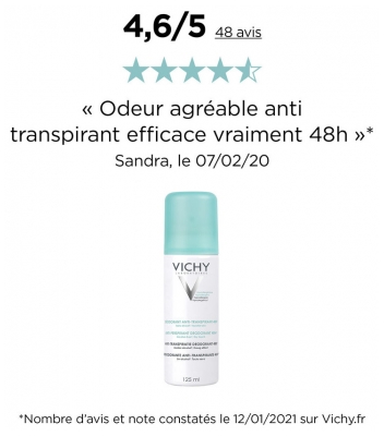 Vichy Anti-Transpirant Spray 125 ml