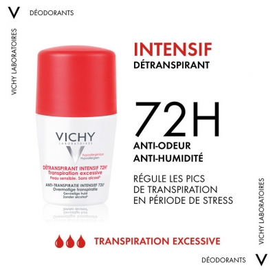 Vichy Déodorant Intense Roll-On 50 ml
