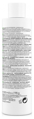 Vichy Dercos Shampoing Traitant Antipelliculaire Cheveux Secs Cuir Chevelu Sensible 200 ml