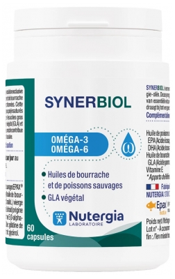 Nutergia Synerbiol 60 Capsules - Oméga-6 et -3