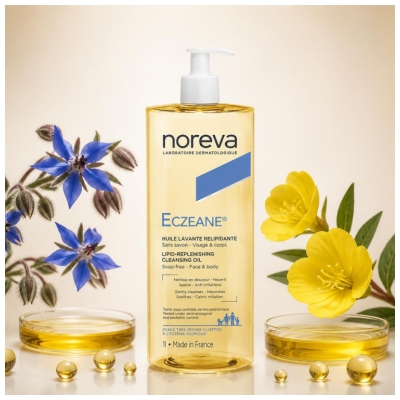 Noreva Eczeane Huile Lavante Relipidante Eczéma (Peaux Très Sèches) 1 L