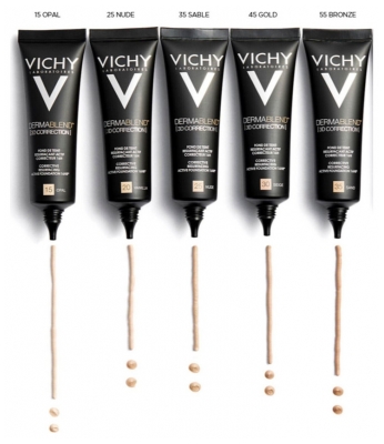 Vichy Dermablend 3D Correction Teinté 55 30 ml - Teinte : Bronze 55