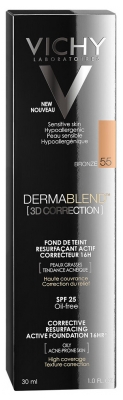 Vichy Dermablend 3D Correction Teinté 55 30 ml - Teinte : Bronze 55