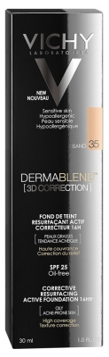 Vichy Dermablend 3D Correction Teinté 55 30 ml - Teinte : Sand 35