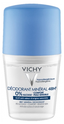 Vichy Déodorant Anti-Transpirant 48H Sans Alcool Bille 50 ml