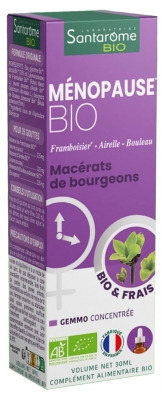 Santarome Bio Ménopause Framboisier Airelle Bouleau Bio 30 ml