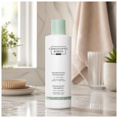 Christophe Robin Shampoing Hydratant (Cheveux Ternes et Déshydratés) 250 ml