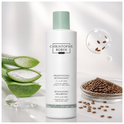 Christophe Robin Shampoing Hydratant (Cheveux Ternes et Déshydratés) 250 ml