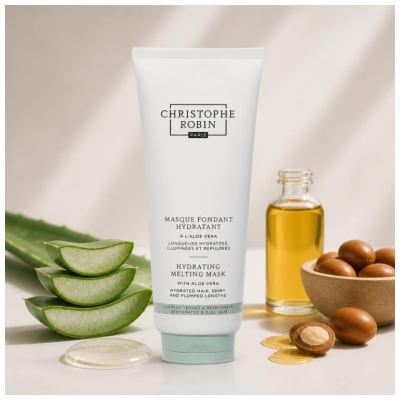 Christophe Robin Masque Fondant Hydratant (Cheveux Ternes et Déshydratés) 200 ml