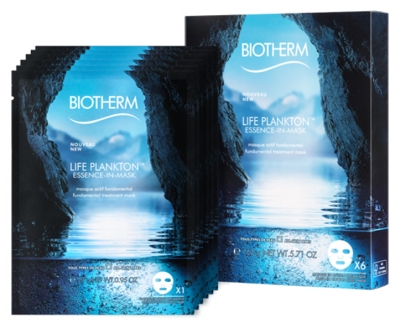 Biotherm Life Plankton Essence-in-Mask Masque Régénérant 6 Masques en Coton