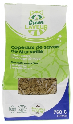 Green Laveur Copeaux de Savon de Marseille Multi-Usage Bio 750 g