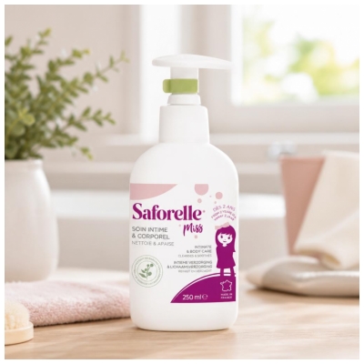 Saforelle Miss Soin Intime et Corporel Dès 2 Ans 250 ml