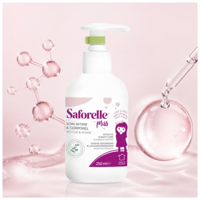 Saforelle Miss Soin Intime et Corporel Dès 2 Ans 250 ml