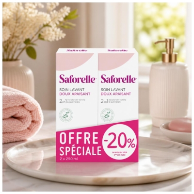 Saforelle Soin Lavant Doux Apaisant 2 x 250 ml