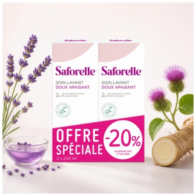 Saforelle Soin Lavant Doux Apaisant 2 x 250 ml