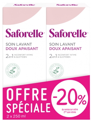 Saforelle Soin Lavant Doux Apaisant 2 x 250 ml