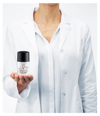 Vichy Homme Déodorant Anti-Transpirant Anti-Traces 48H Roll-On 50 ml