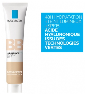 La Roche-Posay Hydraphase HA BB Crème Teint Terne SPF15 40 ml