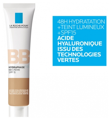 La Roche-Posay Hydraphase HA BB Crème Teint Terne SPF15 40 ml - Teinte : Medium