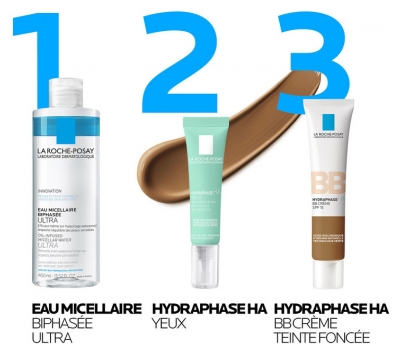 La Roche-Posay Hydraphase HA BB Crème Teint Terne SPF15 40 ml - Teinte : Foncée