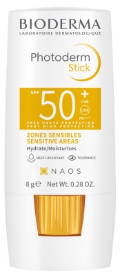 Bioderma Photoderm Stick Solaire Spf50+ Adapté Aux Zones Sensibles